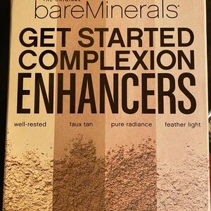 NIB bareMinerals Complexion Enhancers with Buffing Brushes